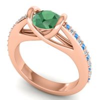 Modern Pave Setu Ring