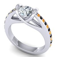 Modern Pave Setu Ring