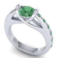 Modern Pave Setu Ring