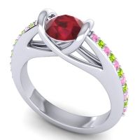 Modern Pave Setu Ring