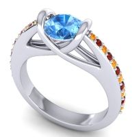 Modern Pave Setu Ring