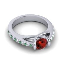 Modern Pave Setu Ring