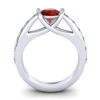 Modern Pave Setu Ring
