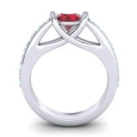 Modern Pave Setu Ring