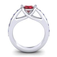Modern Pave Setu Ring