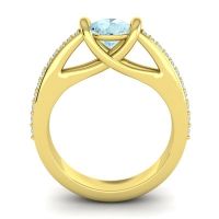 Modern Pave Setu Ring