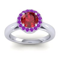 Cathedarl Halo Dana Ring