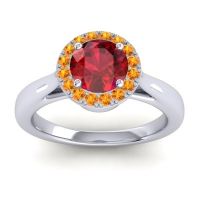 Cathedarl Halo Dana Ring