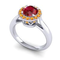 Cathedarl Halo Dana Ring
