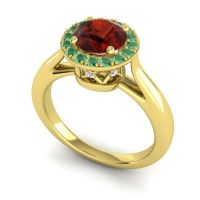 Cathedarl Halo Dana Ring