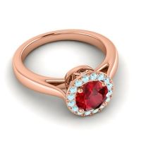 Cathedarl Halo Dana Ring