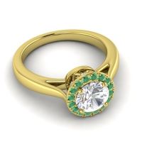 Cathedarl Halo Dana Ring
