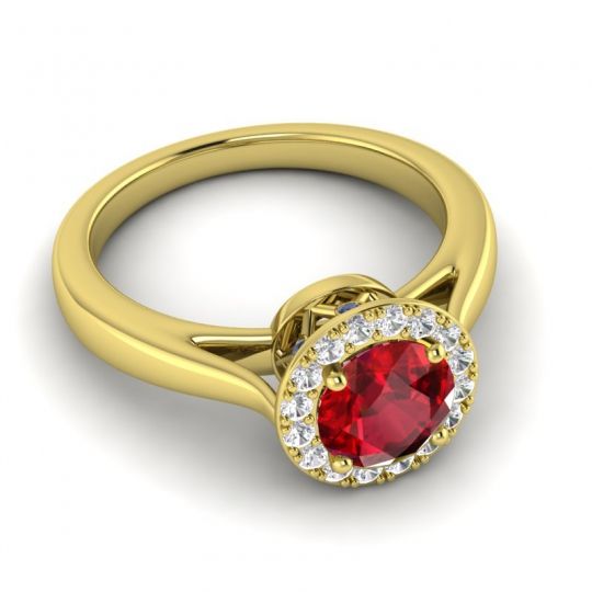 Cathedarl Halo Dana Ring