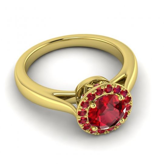Cathedarl Halo Dana Ring