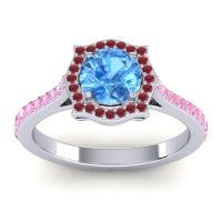 Ornate Halo Pave Surya Ring