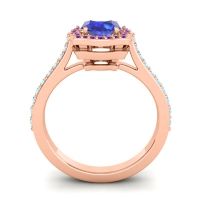 Ornate Halo Pave Surya Ring