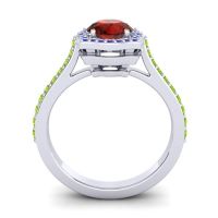 Ornate Halo Pave Surya Ring