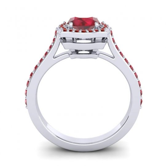 Ornate Halo Pave Surya Ring