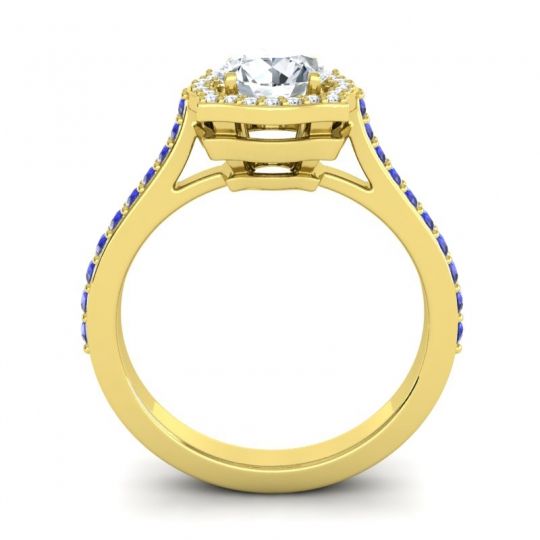 Ornate Halo Pave Surya Ring