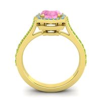 Ornate Halo Pave Surya Ring