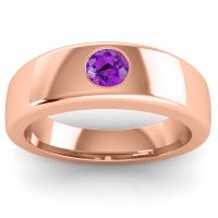 Men's Bezel Set Tapered 7mm Band