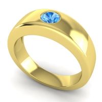 Men's Bezel Set Tapered 7mm Band