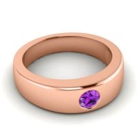 Men's Bezel Set Tapered 7mm Band