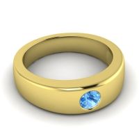 Men's Bezel Set Tapered 7mm Band