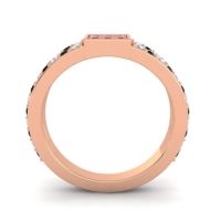 Simple Pave Square Peta Ring