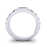 Simple Pave Square Peta Ring