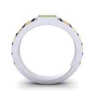 Simple Pave Square Peta Ring