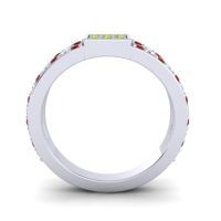 Simple Pave Square Peta Ring