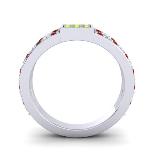 Simple Pave Square Peta Ring