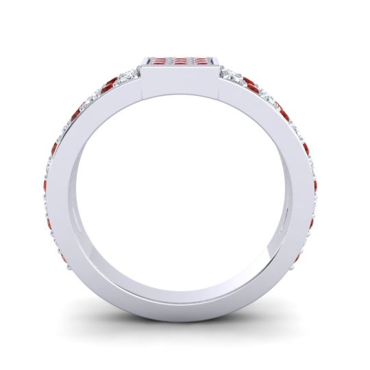 Simple Pave Square Peta Ring