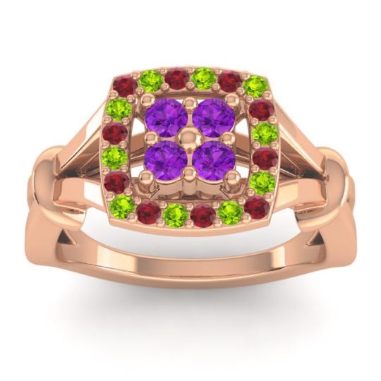 Simple Pave Cushion Pattaka Ring