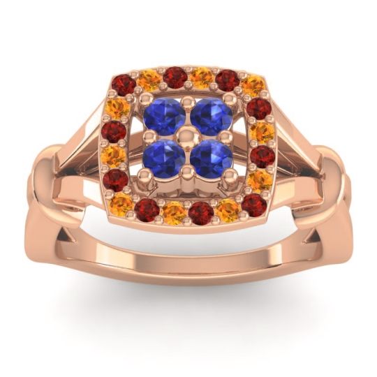 Simple Pave Cushion Pattaka Ring