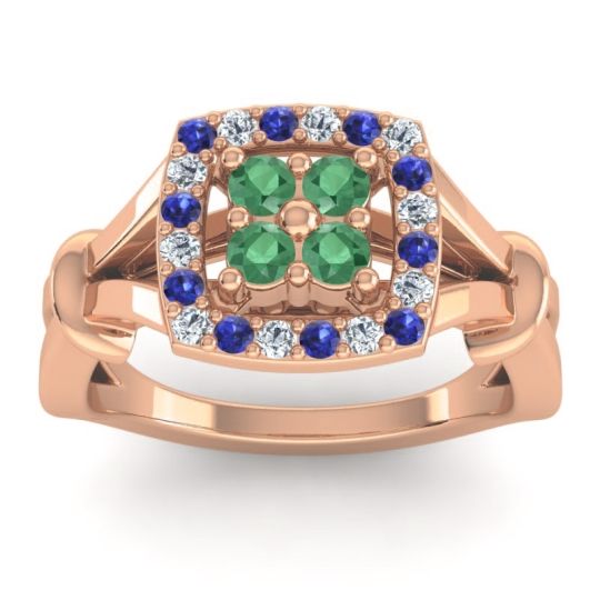 Simple Pave Cushion Pattaka Ring