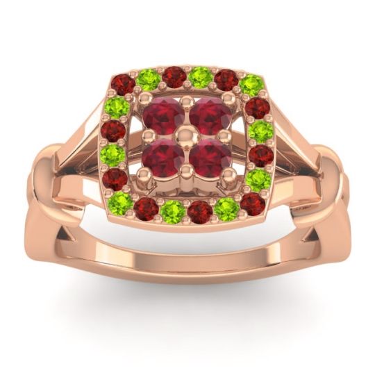 Simple Pave Cushion Pattaka Ring