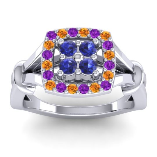 Simple Pave Cushion Pattaka Ring