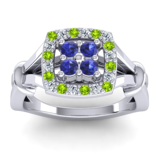 Simple Pave Cushion Pattaka Ring