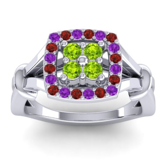 Simple Pave Cushion Pattaka Ring