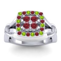 Simple Pave Cushion Pattaka Ring