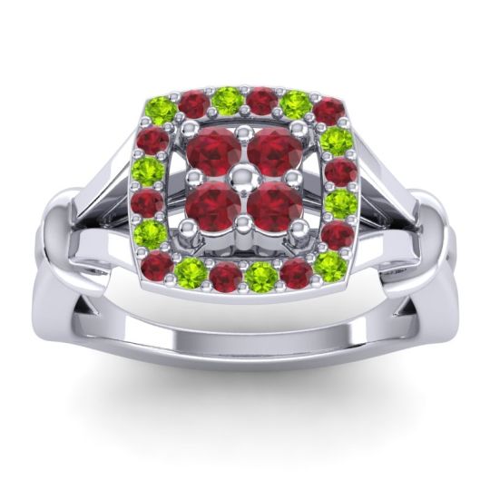 Simple Pave Cushion Pattaka Ring