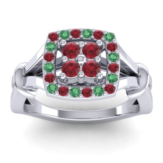 Simple Pave Cushion Pattaka Ring