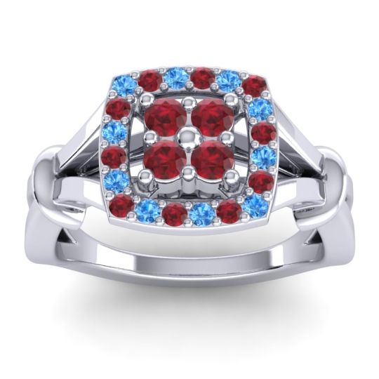 Simple Pave Cushion Pattaka Ring