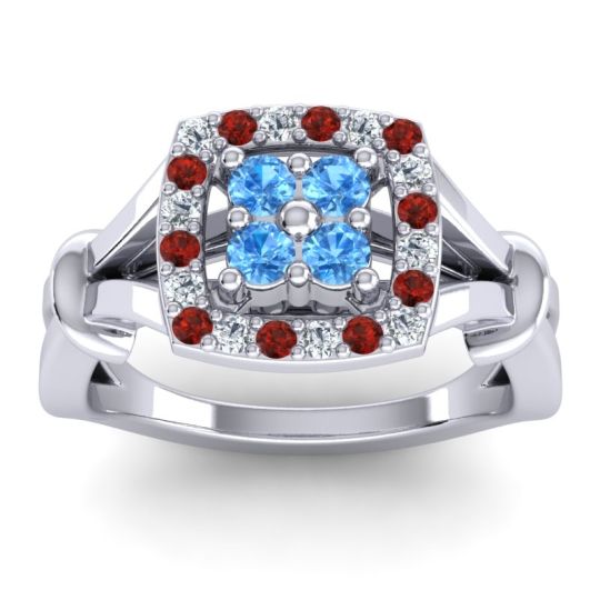 Simple Pave Cushion Pattaka Ring