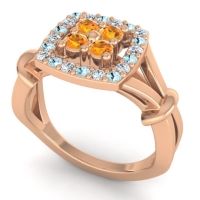 Simple Pave Cushion Pattaka Ring