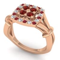 Simple Pave Cushion Pattaka Ring
