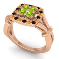 Simple Pave Cushion Pattaka Ring