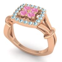 Simple Pave Cushion Pattaka Ring